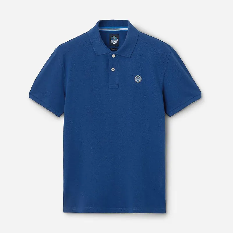 North Sails Pique Polo Ocean Blue